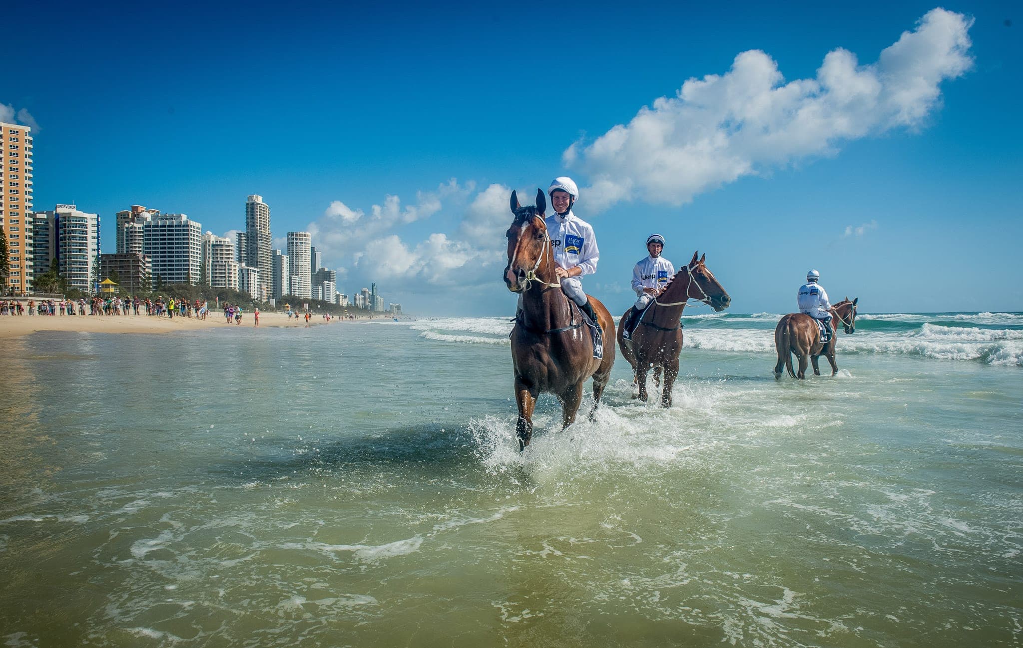 Barrier Draw, Jason Collett, Magic Millions — Beach & Trackwork photograph by Sharon Lee Chapman
