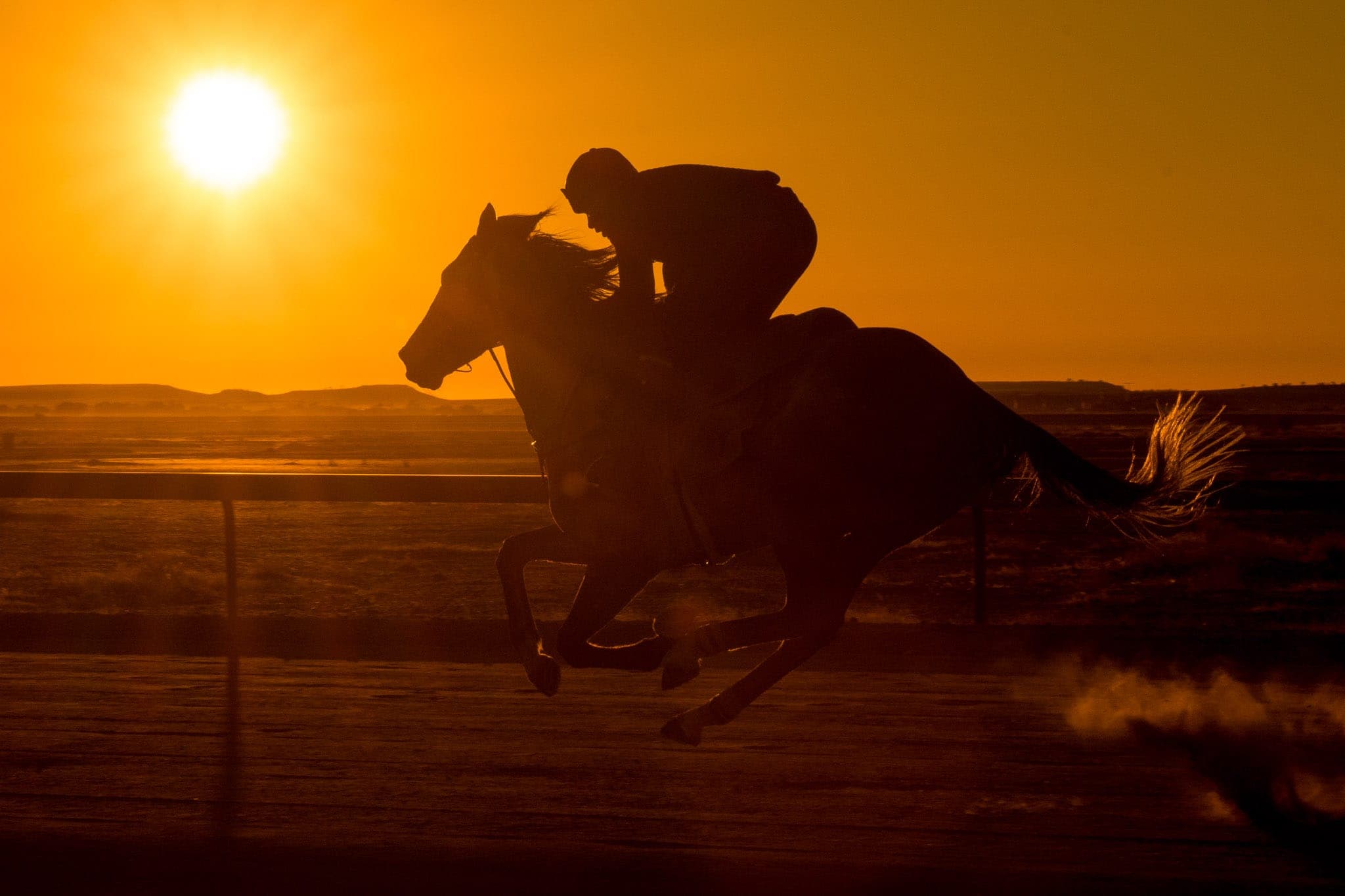 Betoota, Trackwork, Sunrise — Beach & Trackwork photograph by Sharon Lee Chapman