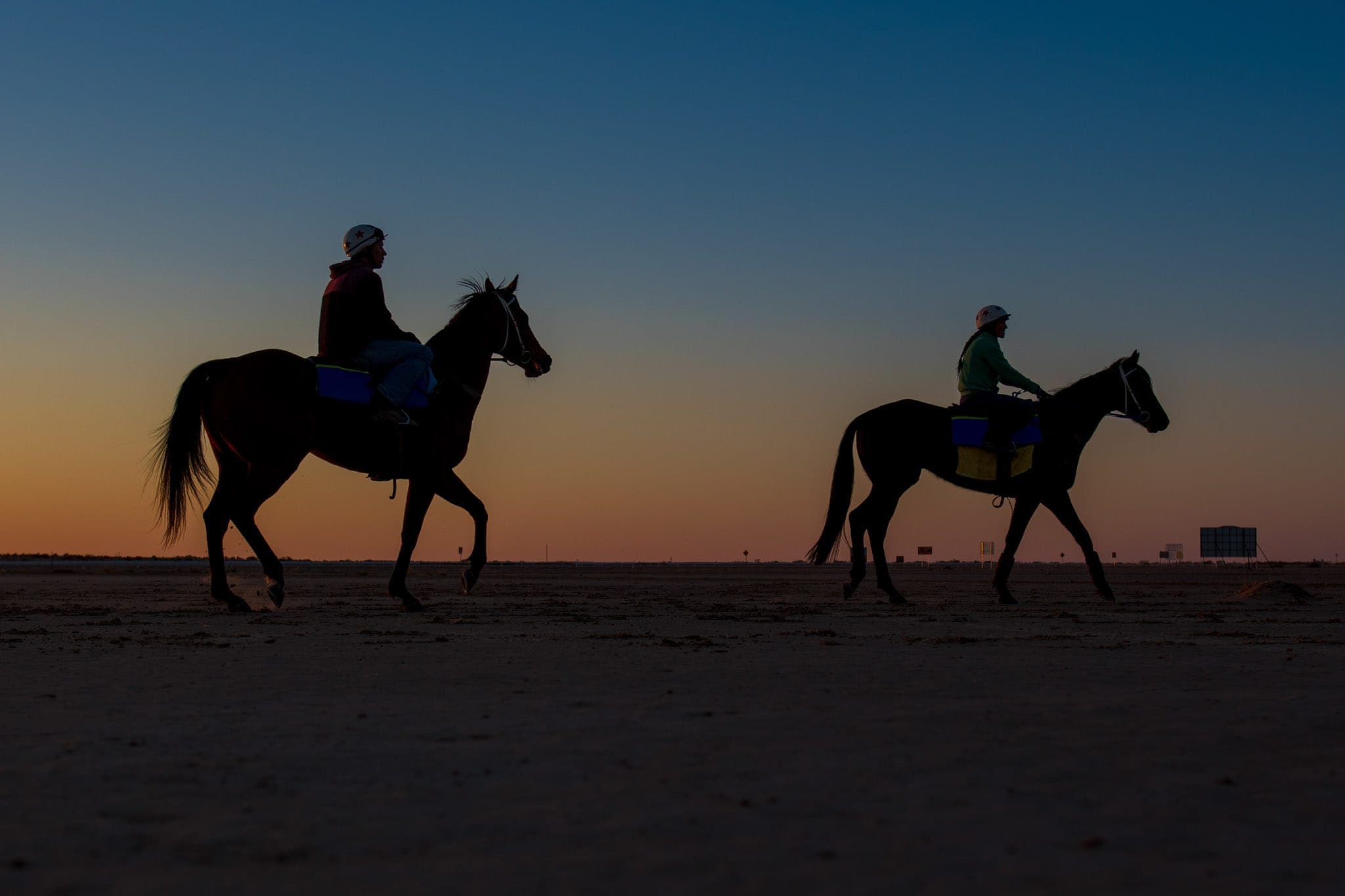 Birdsville, Sunrise — Beach & Trackwork photograph by Sharon Lee Chapman