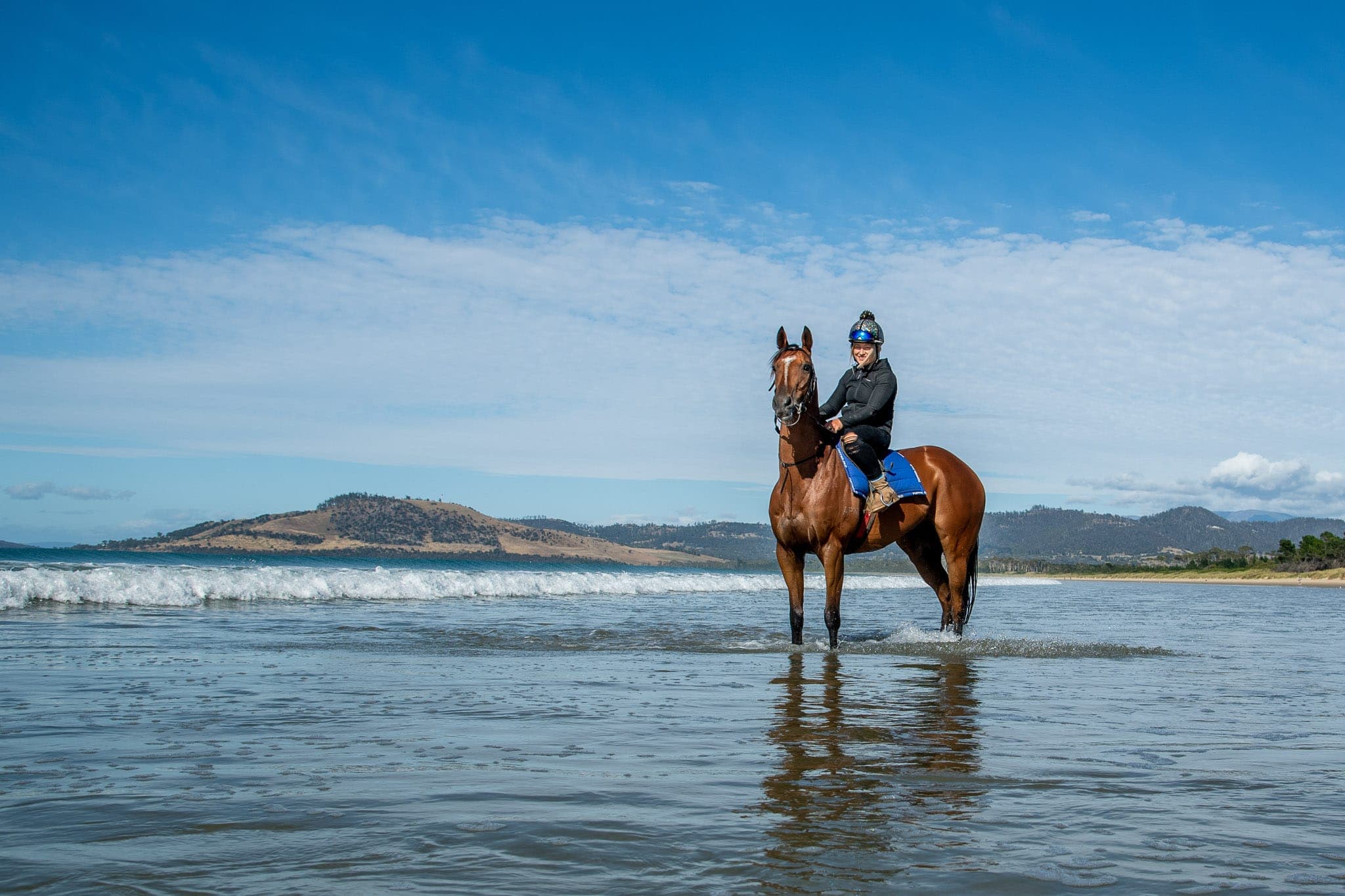 The Inevitable, Brunton Keys Racing, Seven Mile Beach — Beach & Trackwork photograph by Sharon Lee Chapman