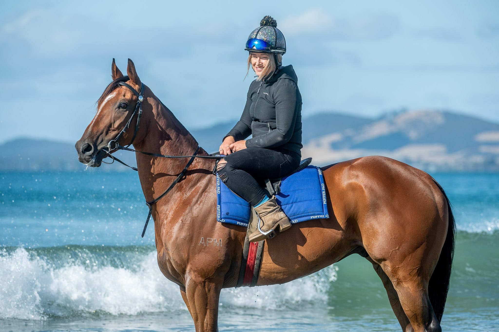 The Inevitable, Brunton Keys Racing, Seven Mile Beach — Beach & Trackwork photograph by Sharon Lee Chapman