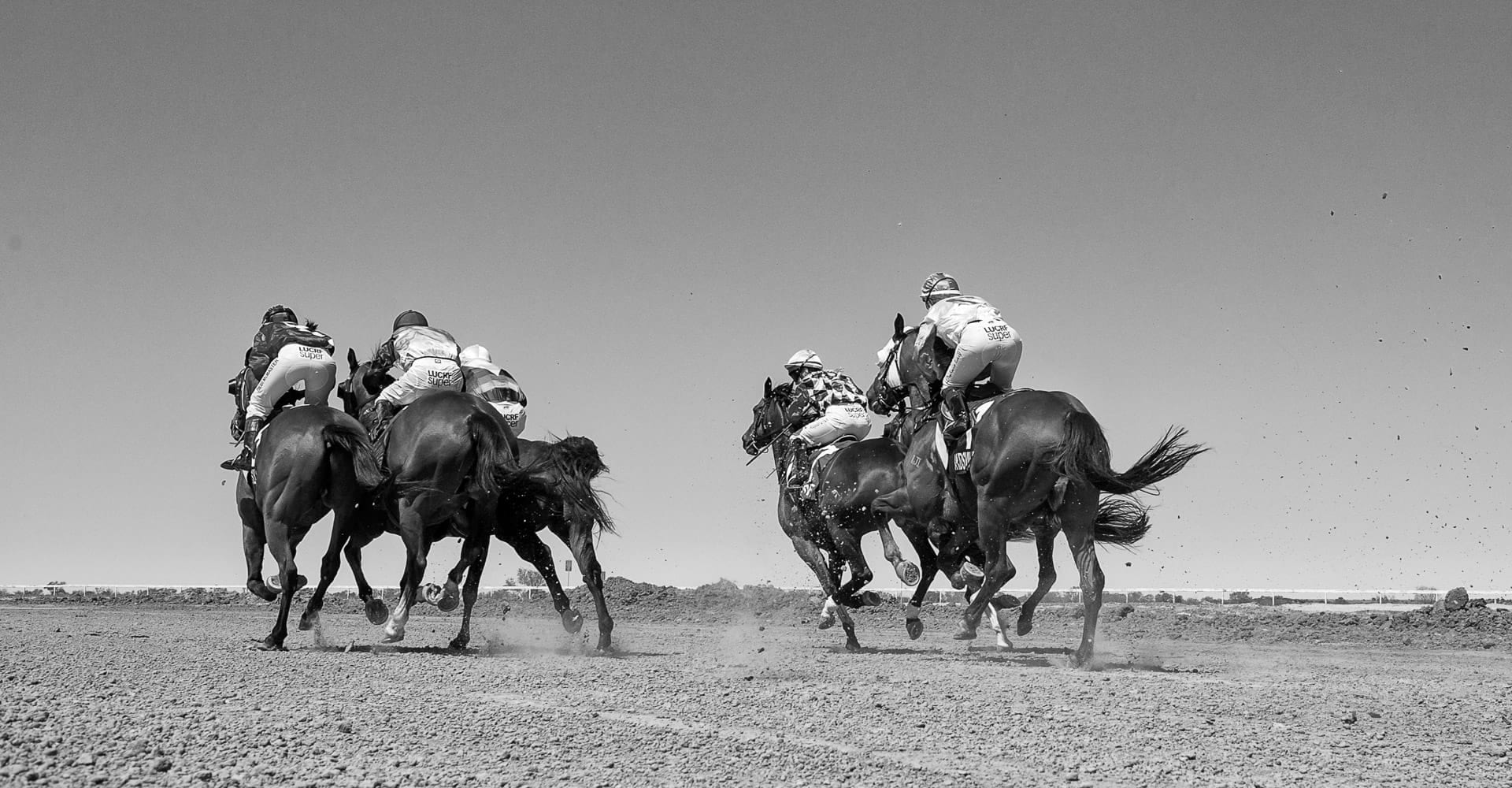 They're off At Birdsville — equine photograph by Sharon Lee Chapman