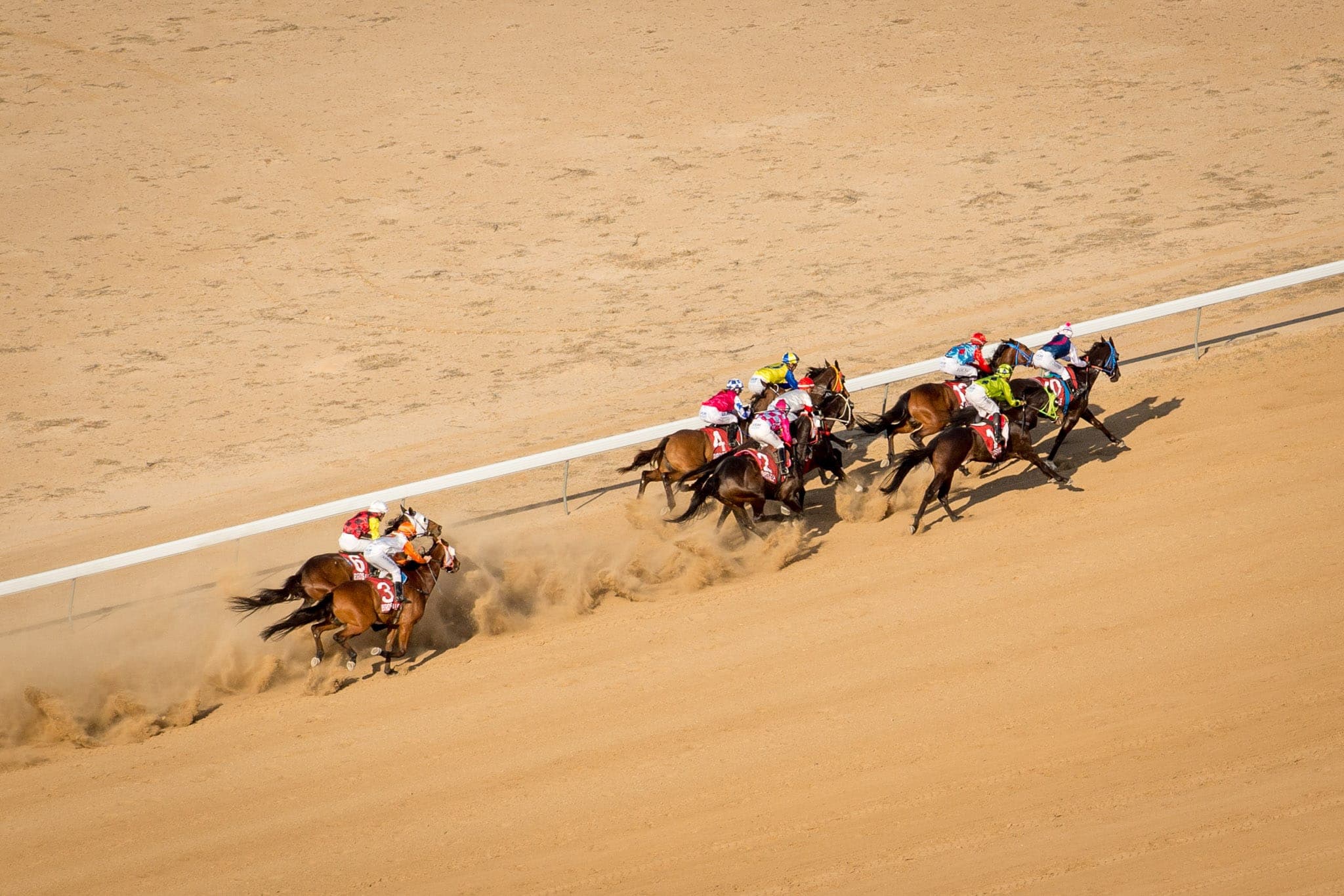 Birdsville, Aerial — Racing photograph by Sharon Lee Chapman
