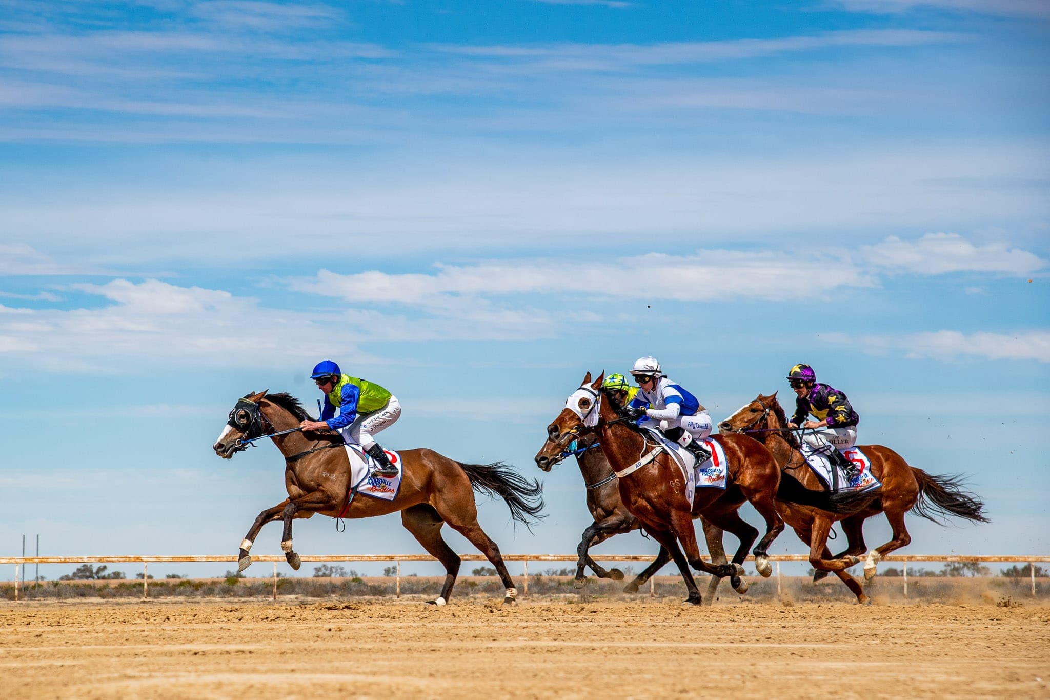 Birdsville — Racing photograph by Sharon Lee Chapman