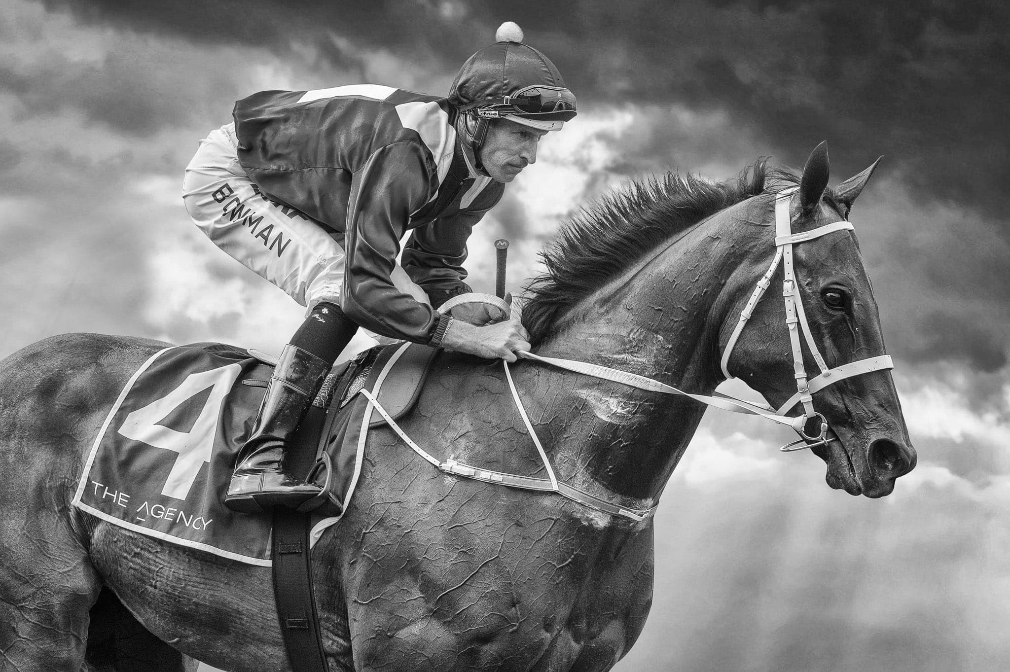 Winx, George Ryder, BW V — Winx Series photograph by Sharon Lee Chapman